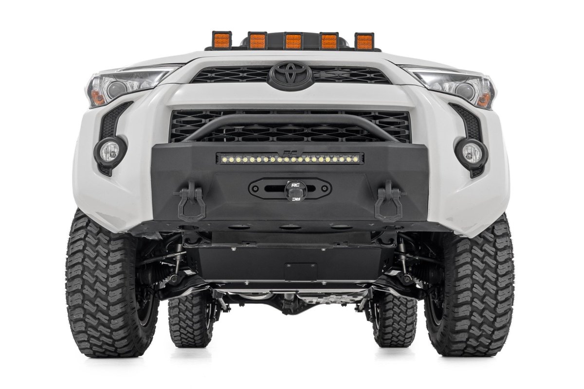 Toyota 4Runner Skid Plate - Front & Belly - Rough Country - Heavy-Duty - Gloss Black - '10-'24